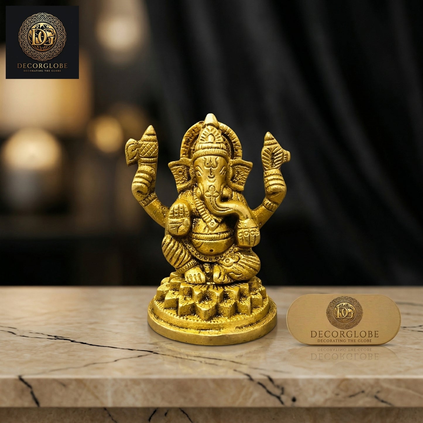 Ganesh Ji Brass Idol