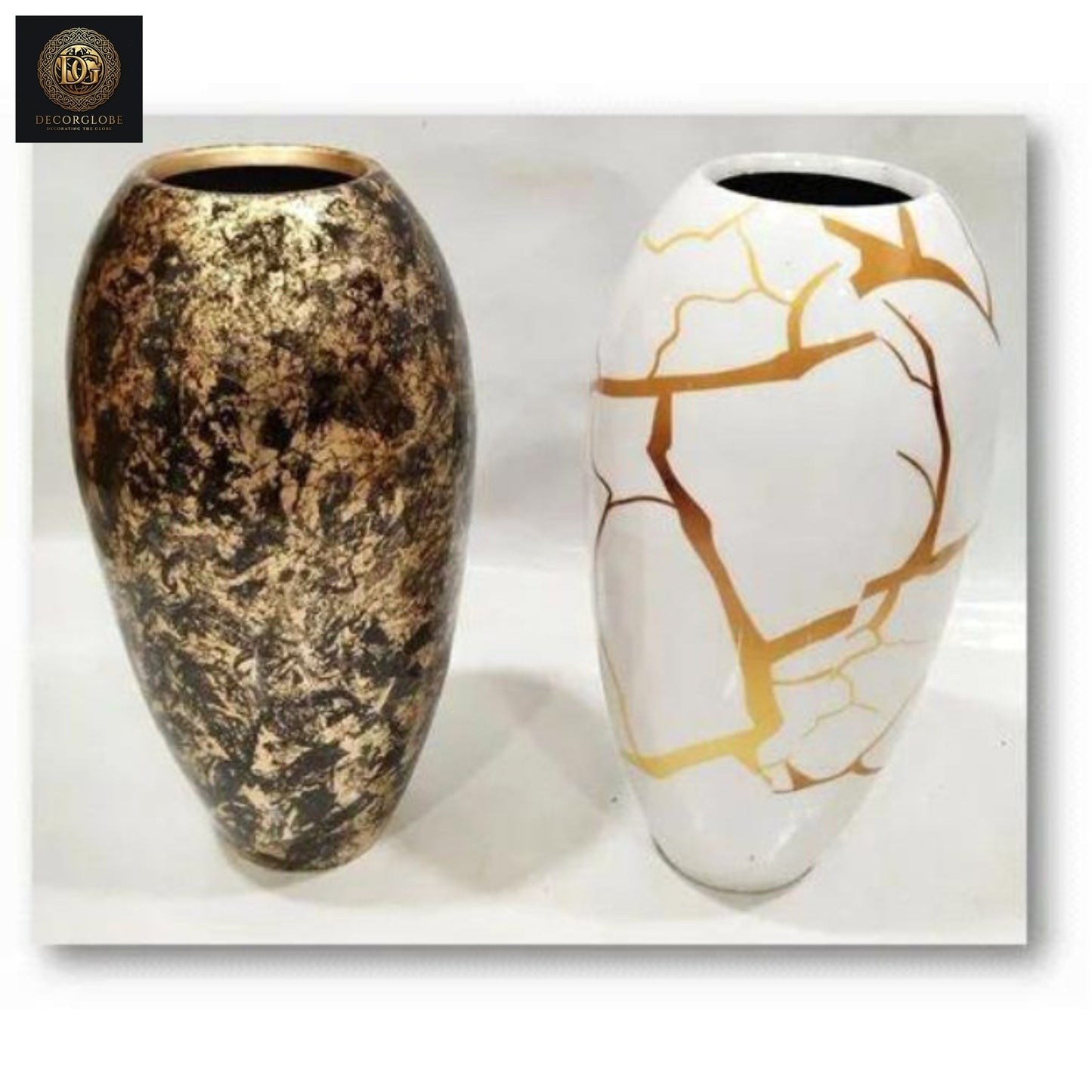 Set of 2 Designer Ceramic Vases