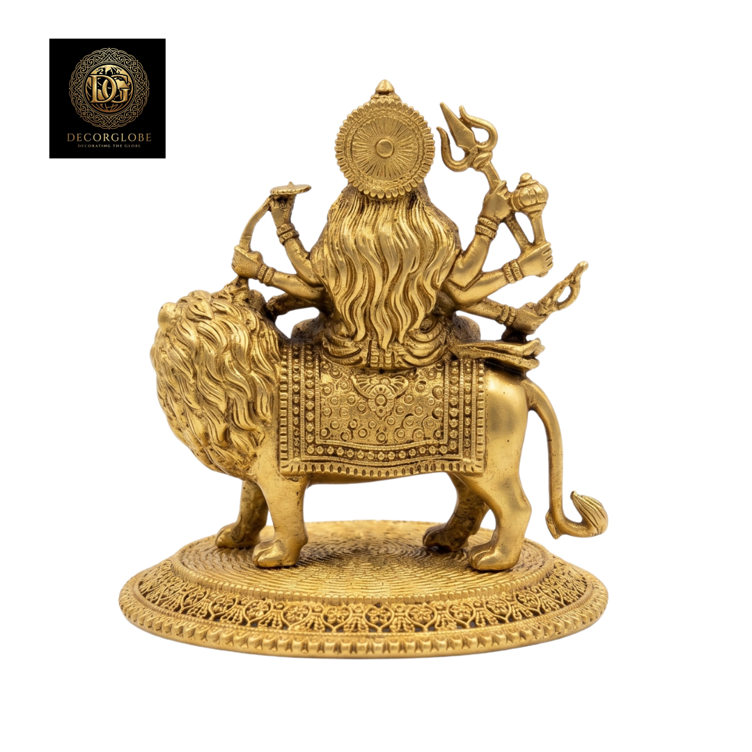 Maa Durga Idol on Lion