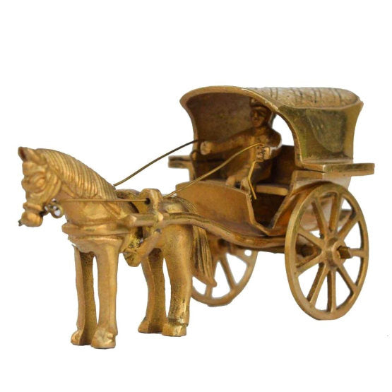 Vintage Horse Cart Showpiece
