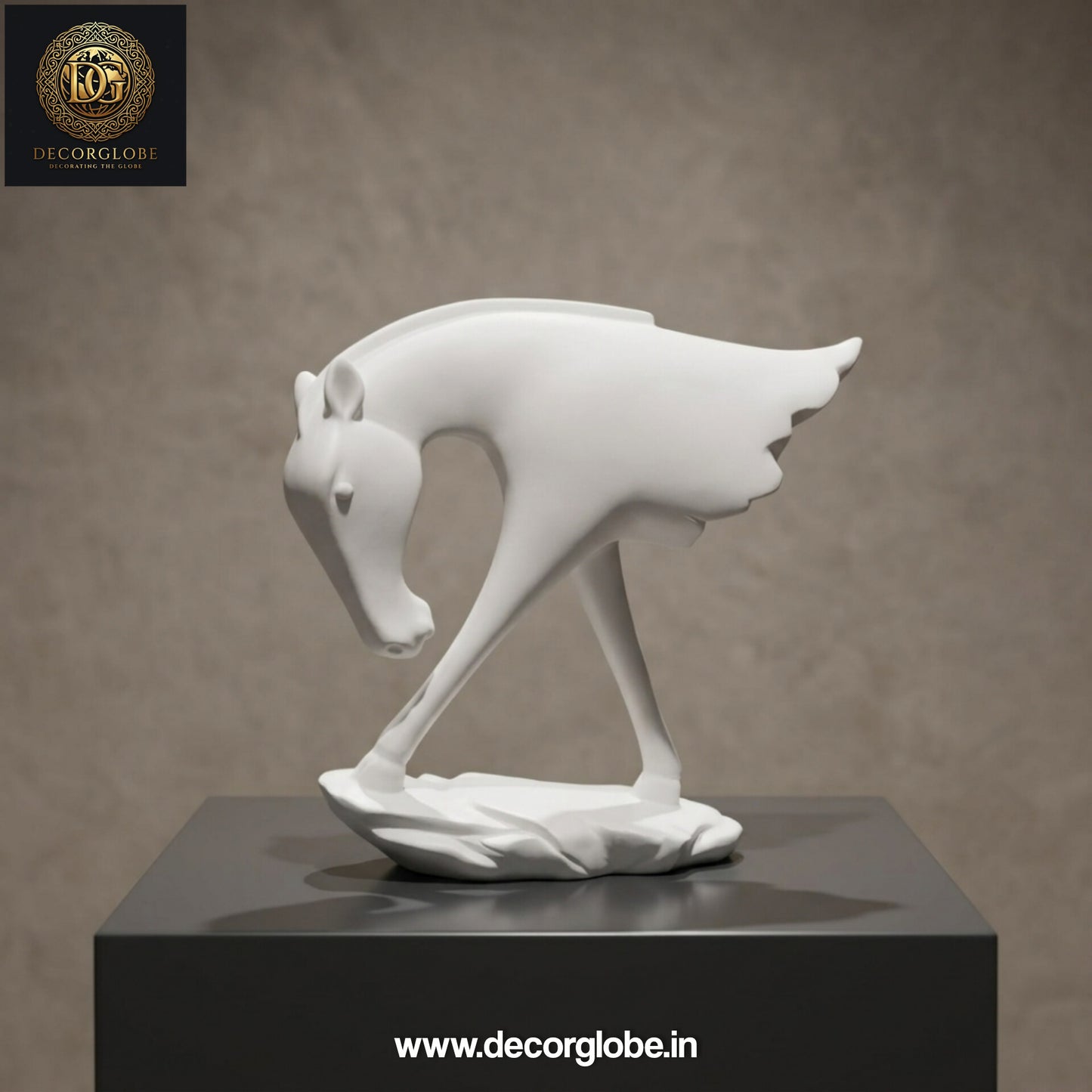 Contemporary Horse Art Figurine – Minimalist Home Styling Decor