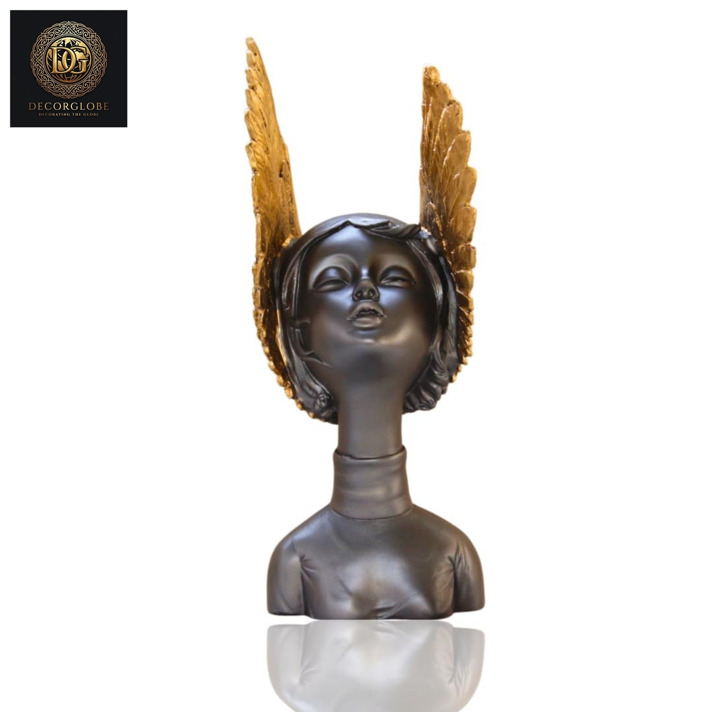 Abstract Angel Face Sculpture
