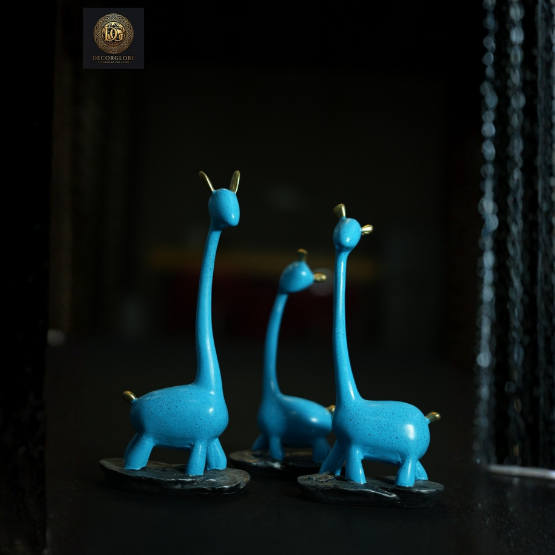 Poly Resin Giraffe Set Of 3