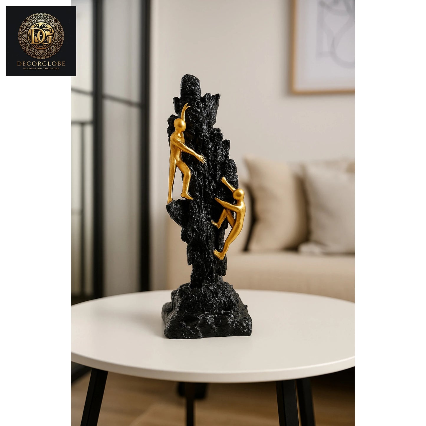 Climbing Stone Man Decorative Piece