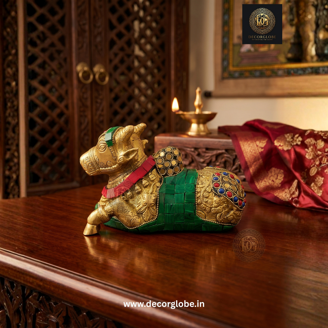 Auspicious Nandi Bull Idol