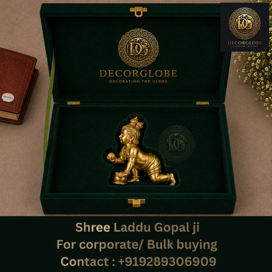DecorGlobe Shree Laddu Gopal Ji Idol Pack of 50 for Corporate Gifting, Wedding Return Gifts &amp; Spiritual Décor