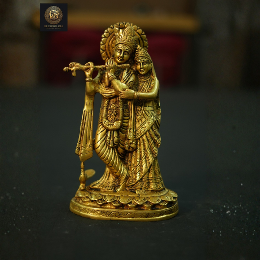 Radha Krishna Brass Idol