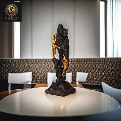 Climbing Stone Man Decorative Piece