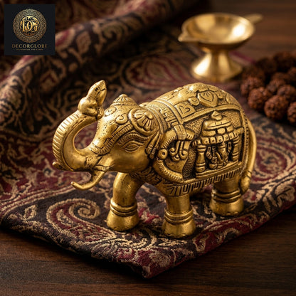Decorative Brass Elephant Figurine