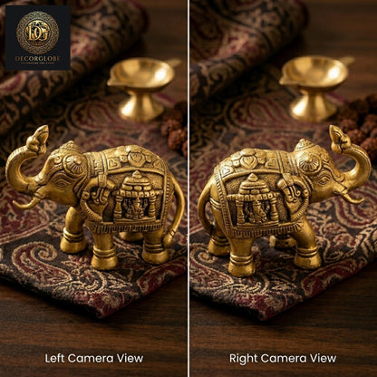 Decorative Brass Elephant Figurine