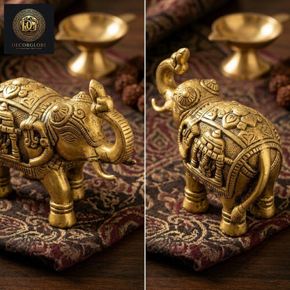 Decorative Brass Elephant Figurine