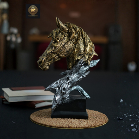 Abstract Horse Head Sculpture