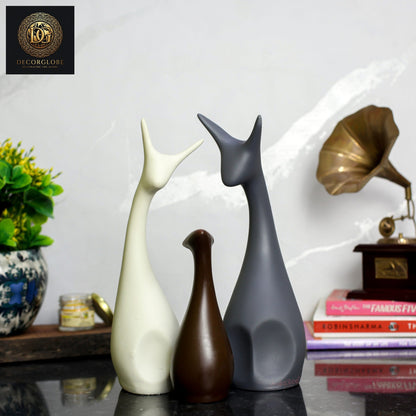 Decorative Deer Showpiece Set of 3