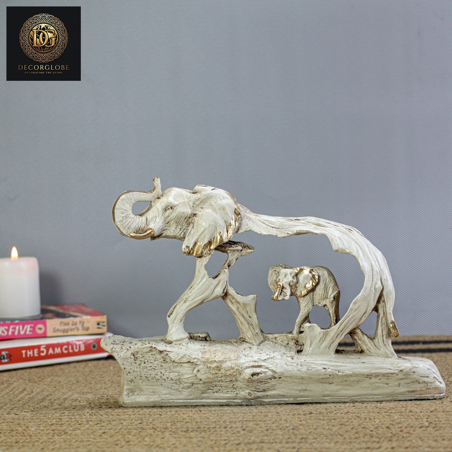 Poly resin Elephant in elephant