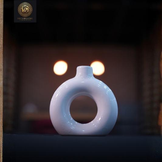 Modern Ring Ceramic Vase