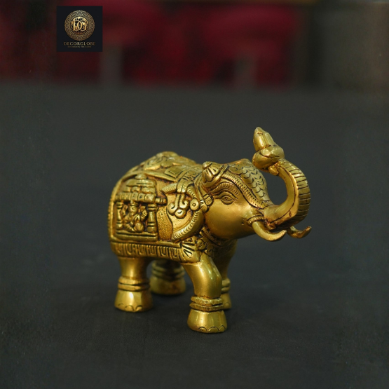 Decorative Brass Elephant Figurine