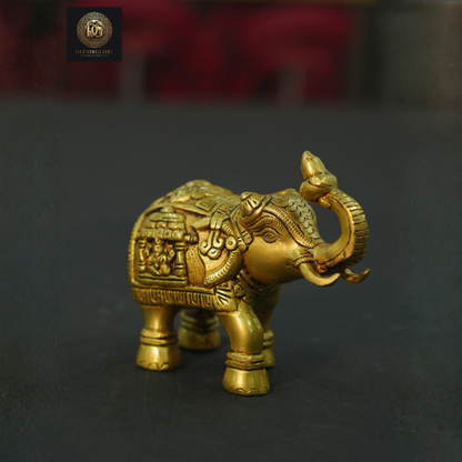 Decorative Brass Elephant Figurine