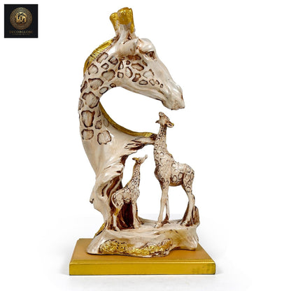Polyresin Giraffe Family Sculpture