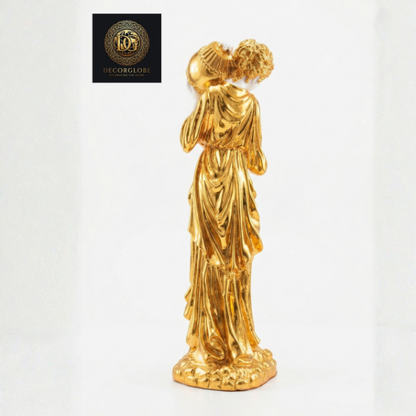 Graceful Golden Lady Sculpture