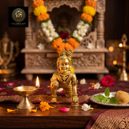 Laddu Gopal Crawling Idol