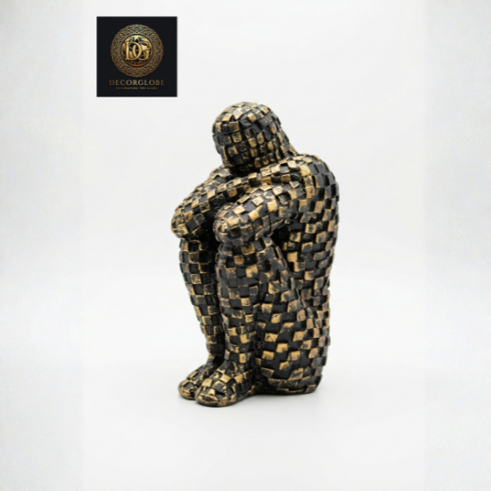 Abstract Thinker Sculpture