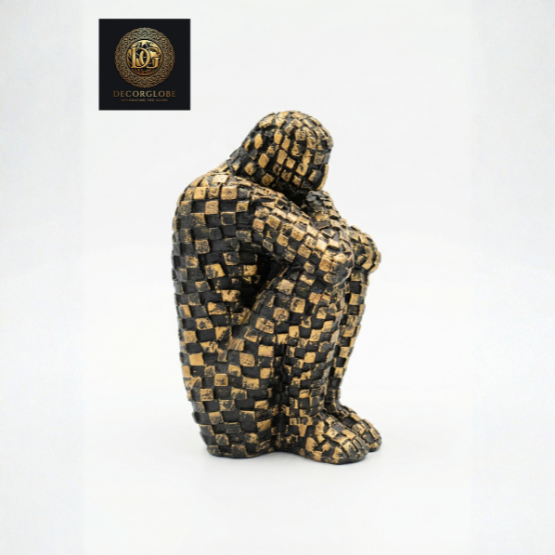 Abstract Thinker Sculpture