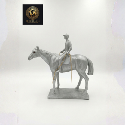Equestrian Rider Sculpture