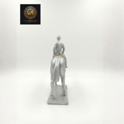 Equestrian Rider Sculpture