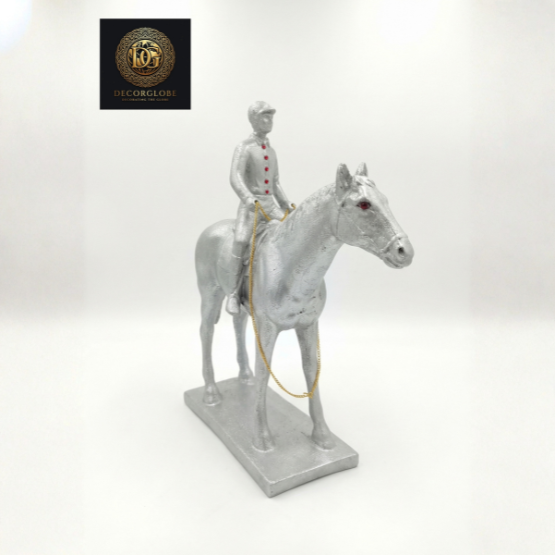 Equestrian Rider Sculpture