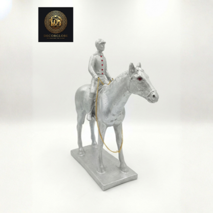 Equestrian Rider Sculpture