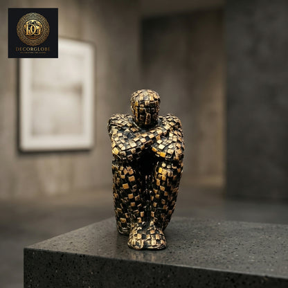 Abstract Thinker Sculpture