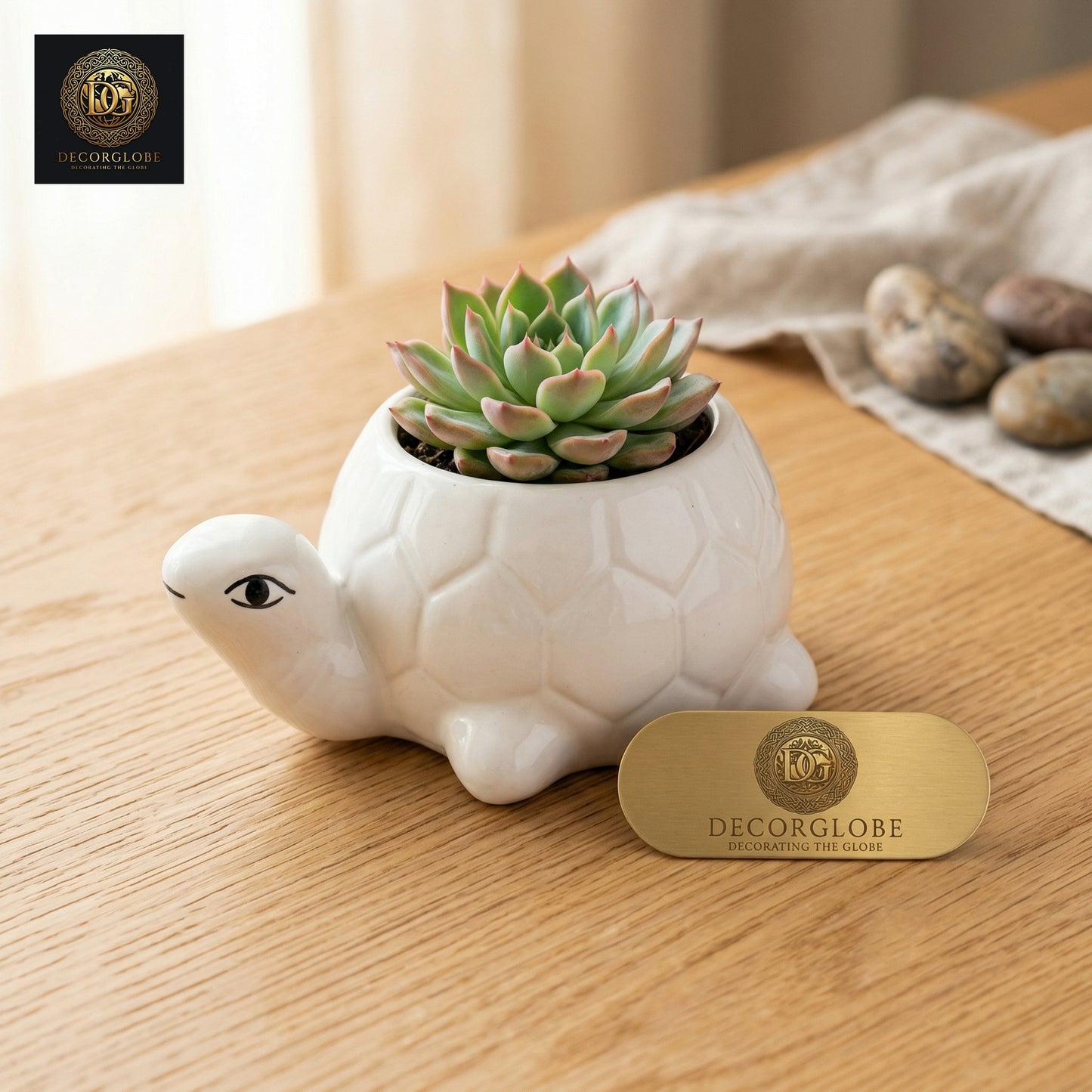 Ceramic Turtle Planter