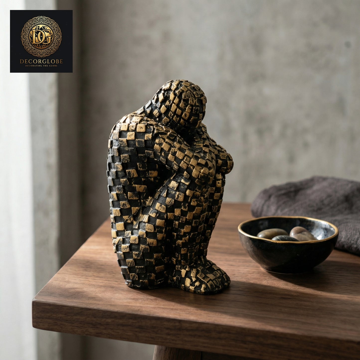 Abstract Thinker Sculpture