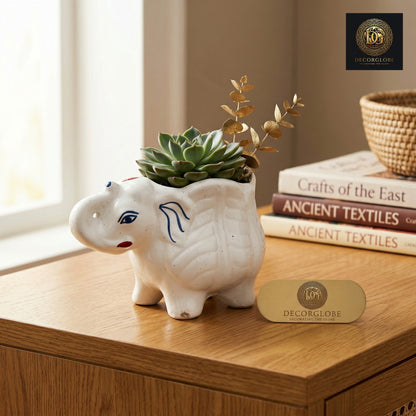 Ceramic Elephant Planter