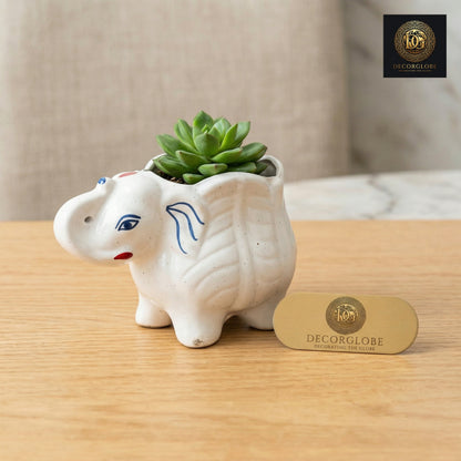 Ceramic Elephant Planter