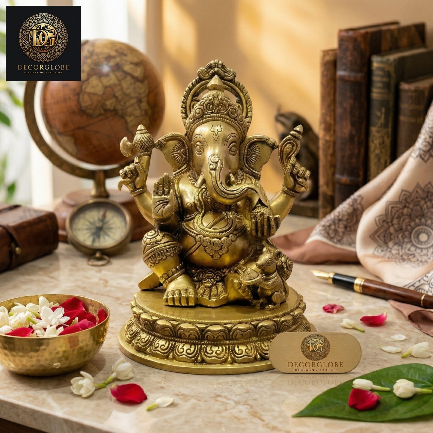 Lord Ganesha Brass Idol