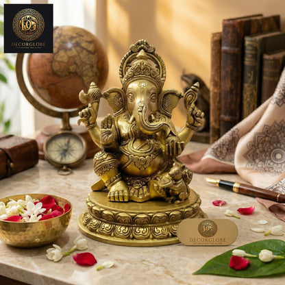 Lord Ganesha Brass Idol