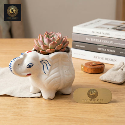 Ceramic Elephant Planter