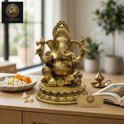 Lord Ganesha Brass Idol