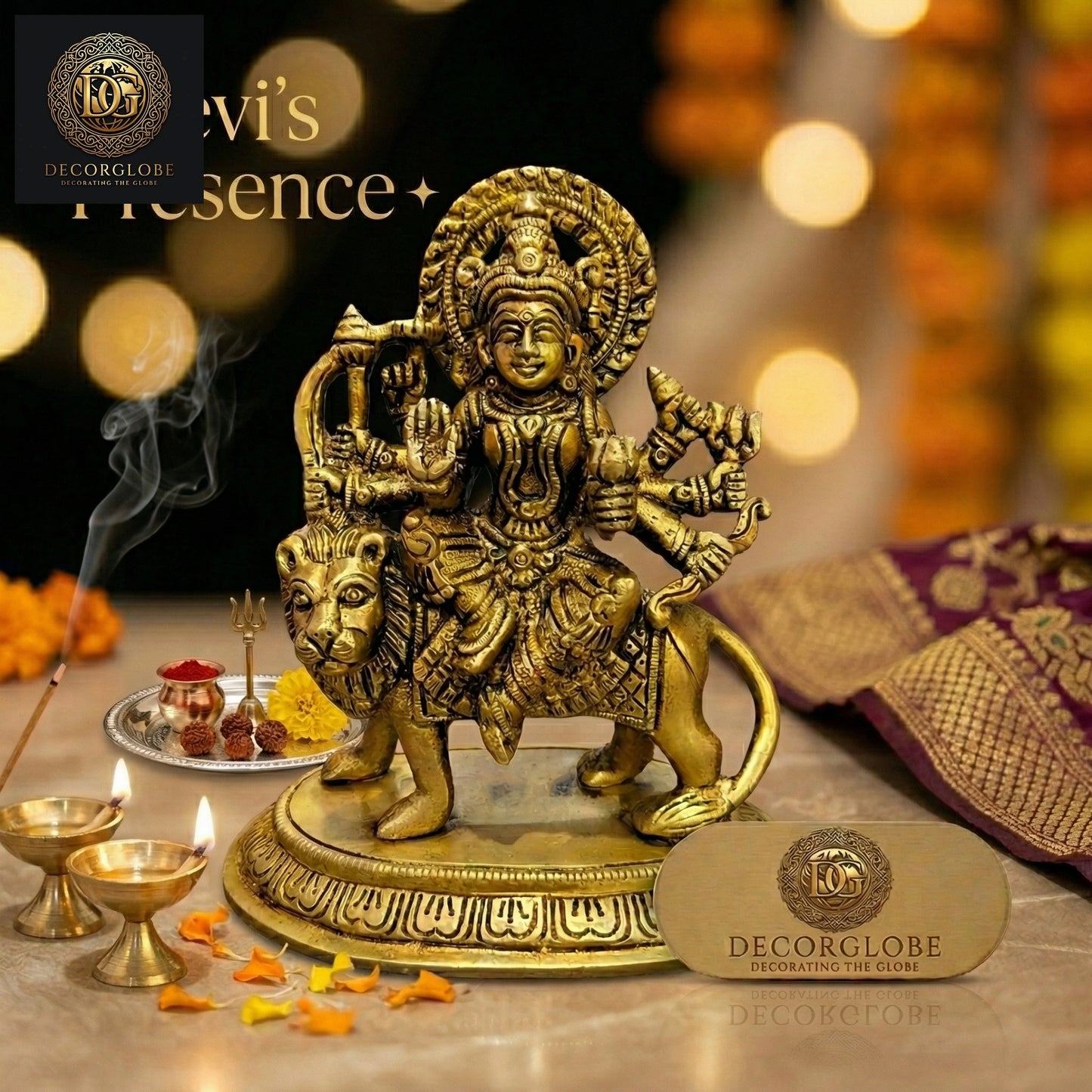 Durga Maa Brass Idol