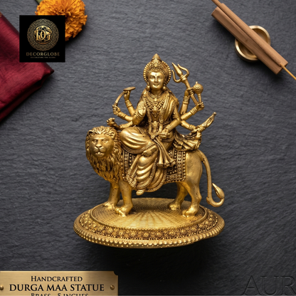 Maa Durga Idol on Lion