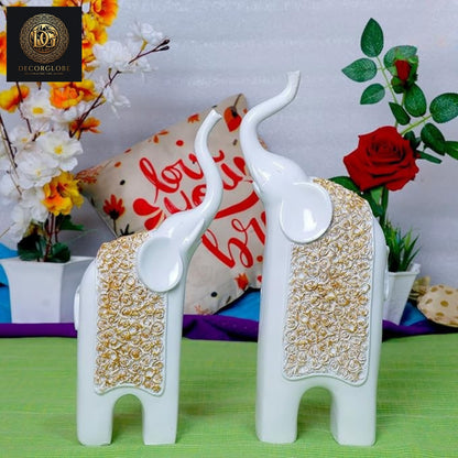 Old Pair Elephant White Gold
