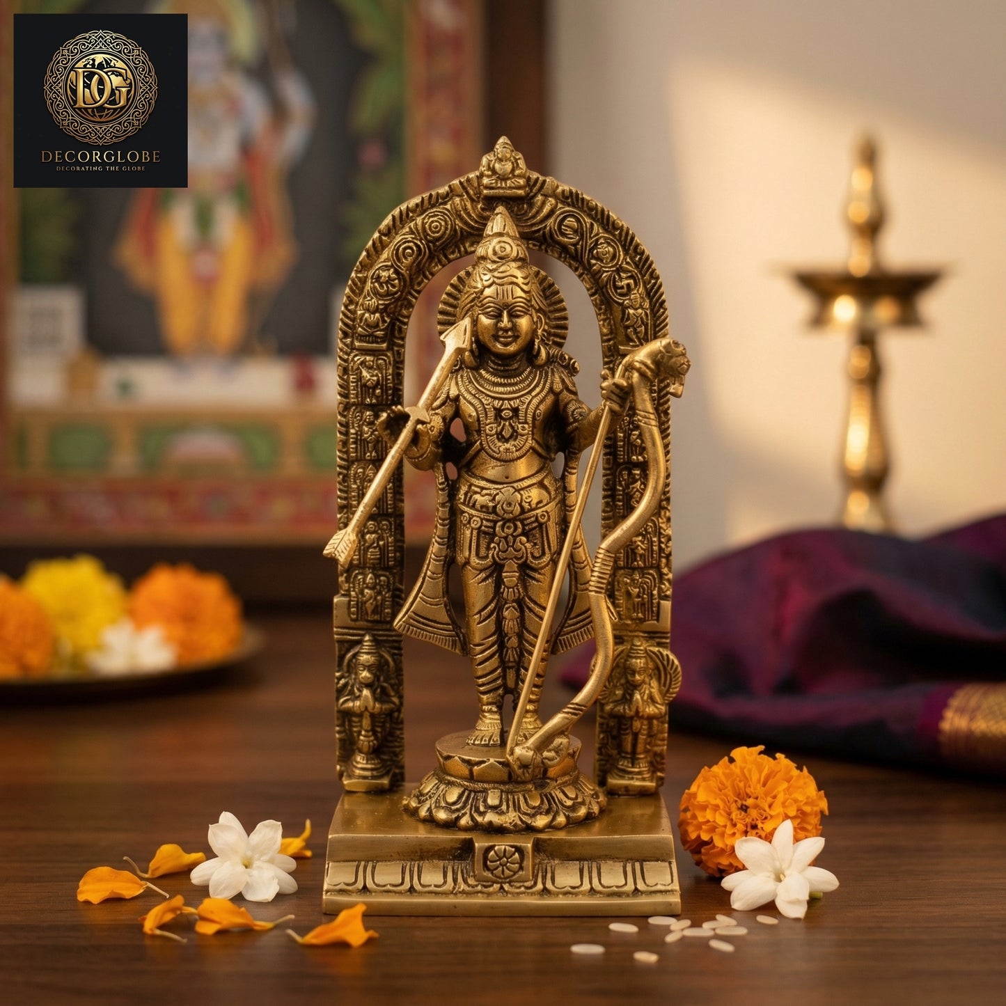 Ram Lalla Idol (Golden Finish)