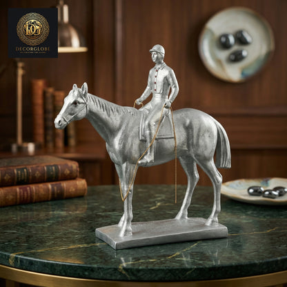 Equestrian Rider Sculpture