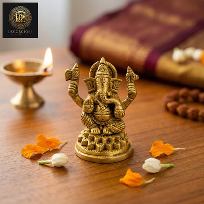 Ganesh Ji Brass Idol