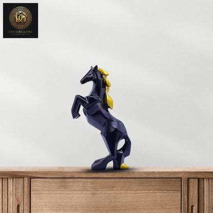 Jumping Horse Decorative Sculpture Piece