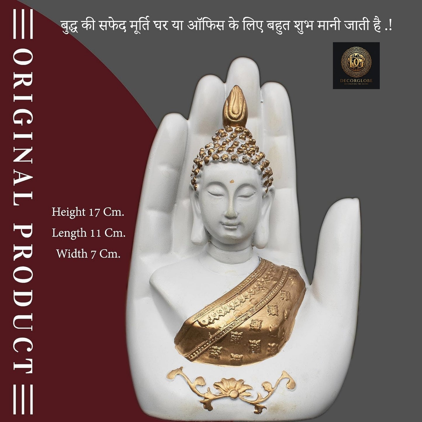 Spiritual Buddha Hand Blessing Statue
