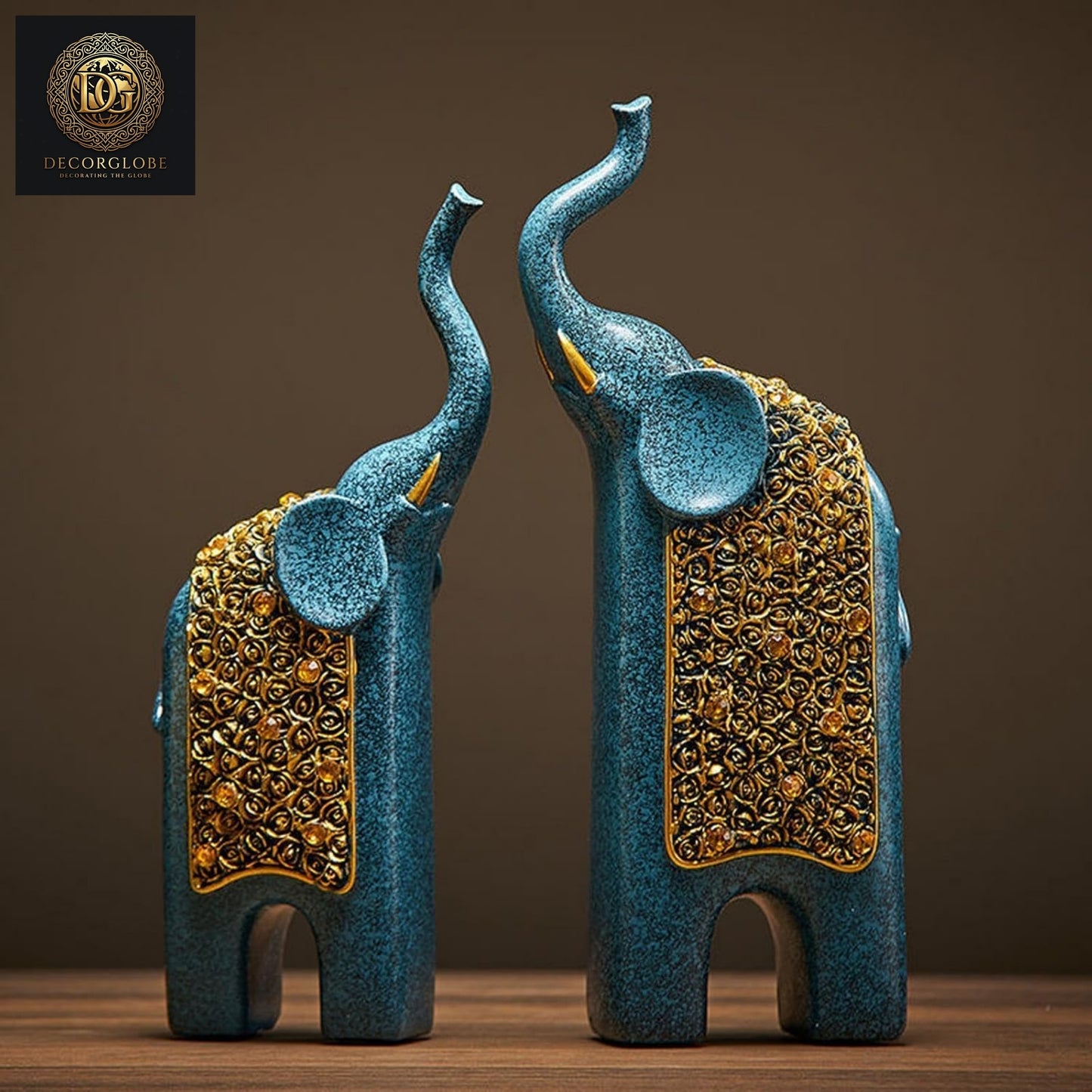 Old Pair Elephant Forest Blue