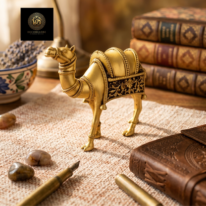 Golden Camel Figurine