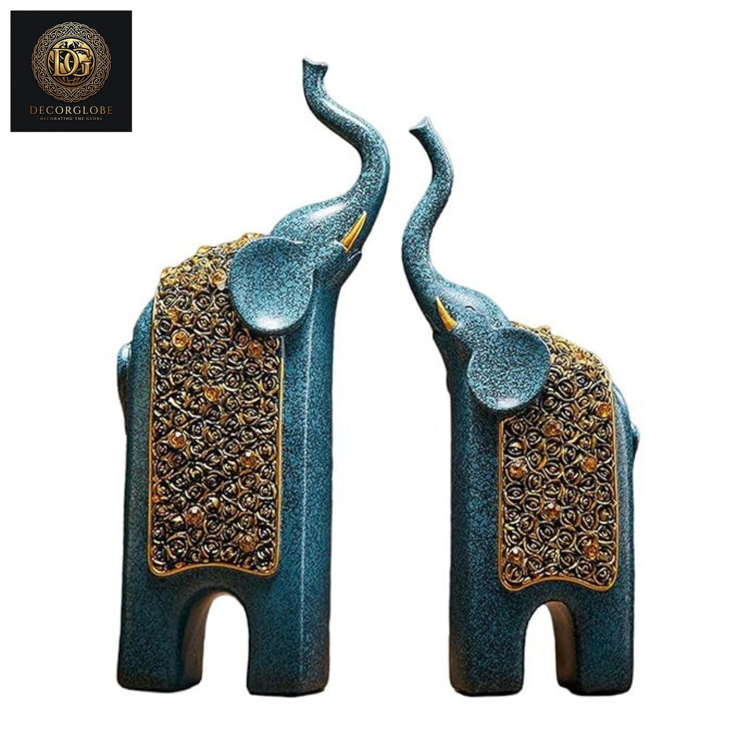 Old Pair Elephant Forest Blue